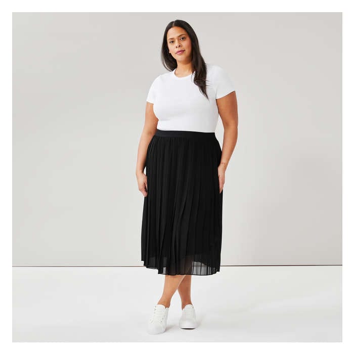 Women+ Pleated Skirt